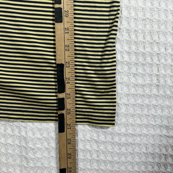 Masters Golf Polo Men’s Medium Authentic Amen Corner Navy Blue & Yellow Striped - Picture 9 of 10